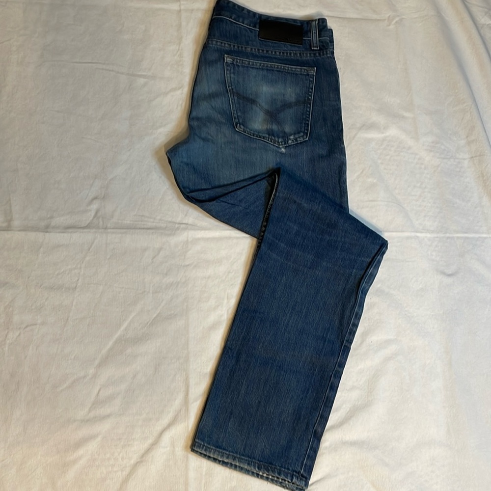 Calvin Klein Men’s Slim Straight Sleight Faded Jeans 36W x 32L